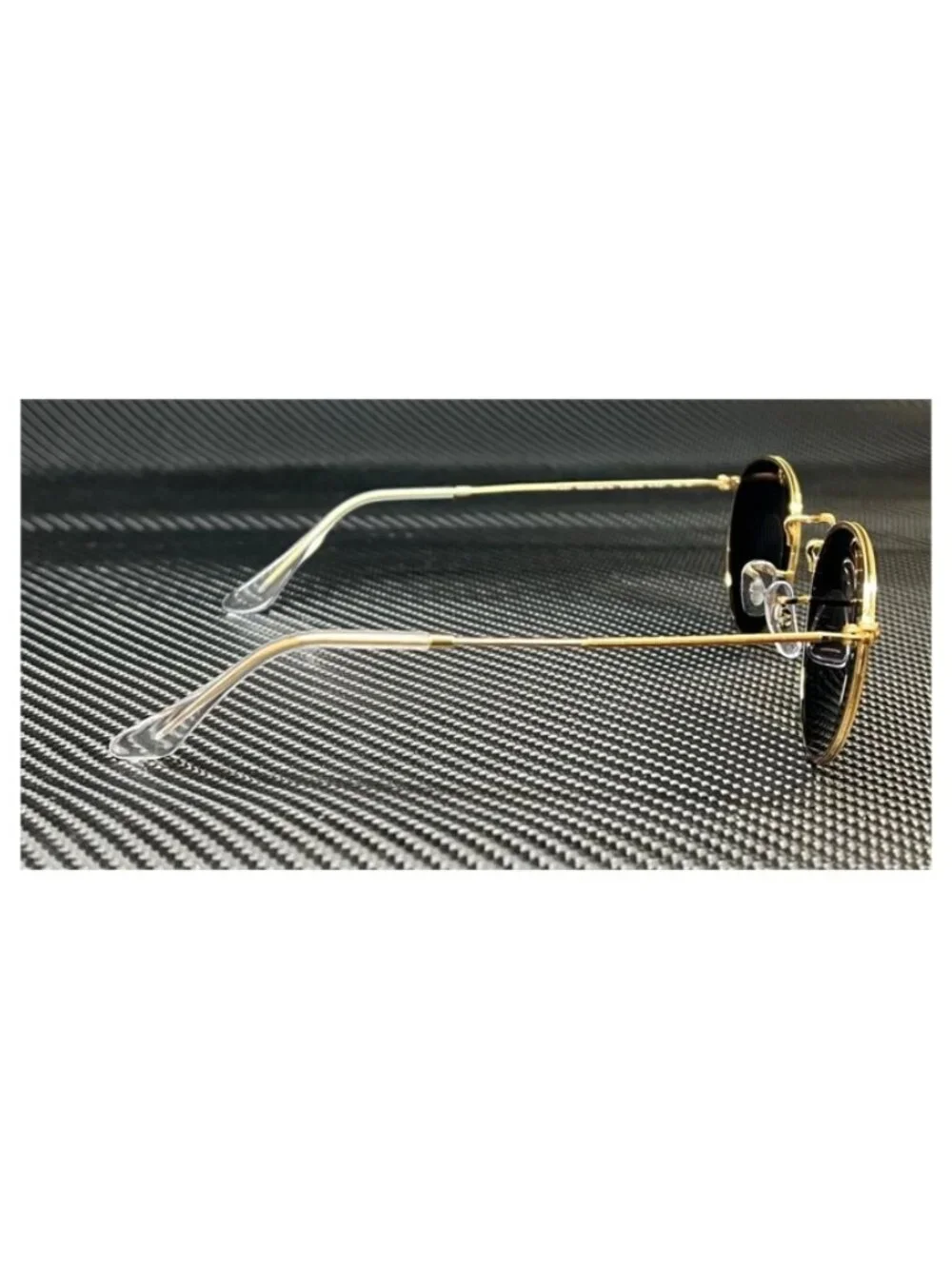 New Ray Ban Men  Gold Sunglasses  53- 21- 145
